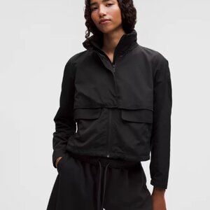 Lululemon Women's Black Always Effortless Classic-Fit Basic Jacket Size 12